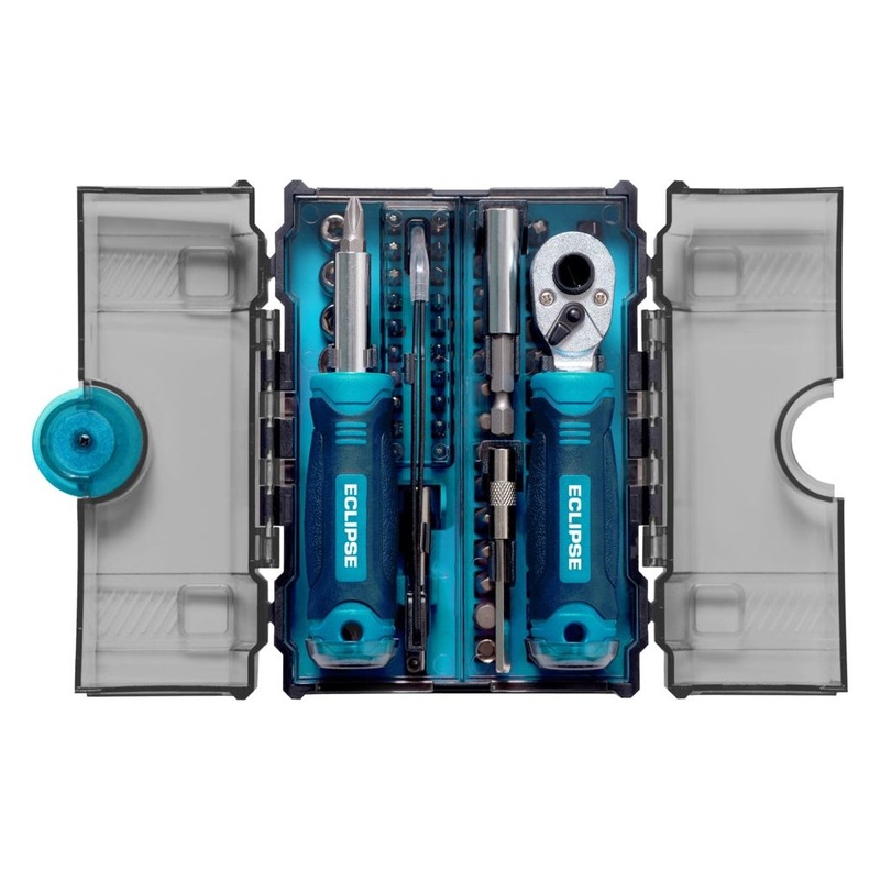 Eclipse 1/4″ Square Dr Mini Socket & Insert Set 78 Piece