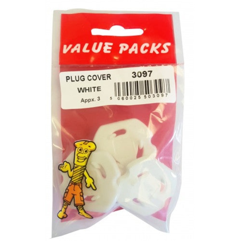 Fast Pak WHITE WALL SOCKET SAFETY BLANKING PLUG COVERS