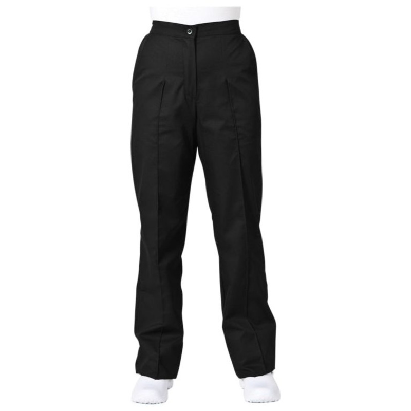 Pr Fabrics Anne Ladies Black Trousers 38 12R