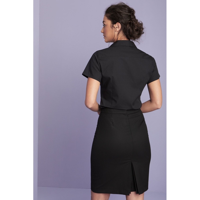 Prestige Black Short Sleeve Blouse