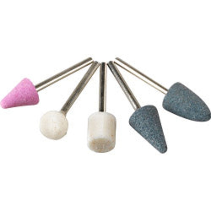 SupaTool Mounted Stone Set 1/8” Shank, 5 Piece