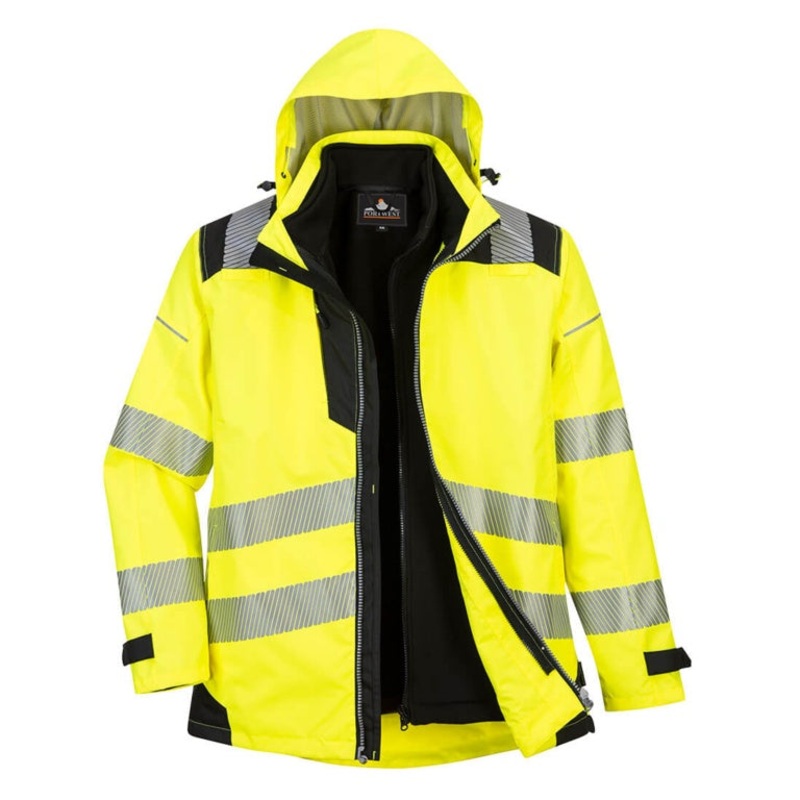 Portwest Hi-Vis Jacket Yellow Medium