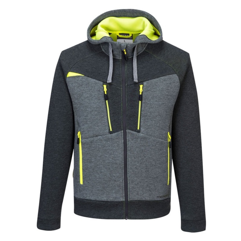 Portwest Zipped Hoodie Grey Medium