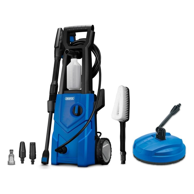 Draper 135 Bar Pressure Washer + Patio Clean