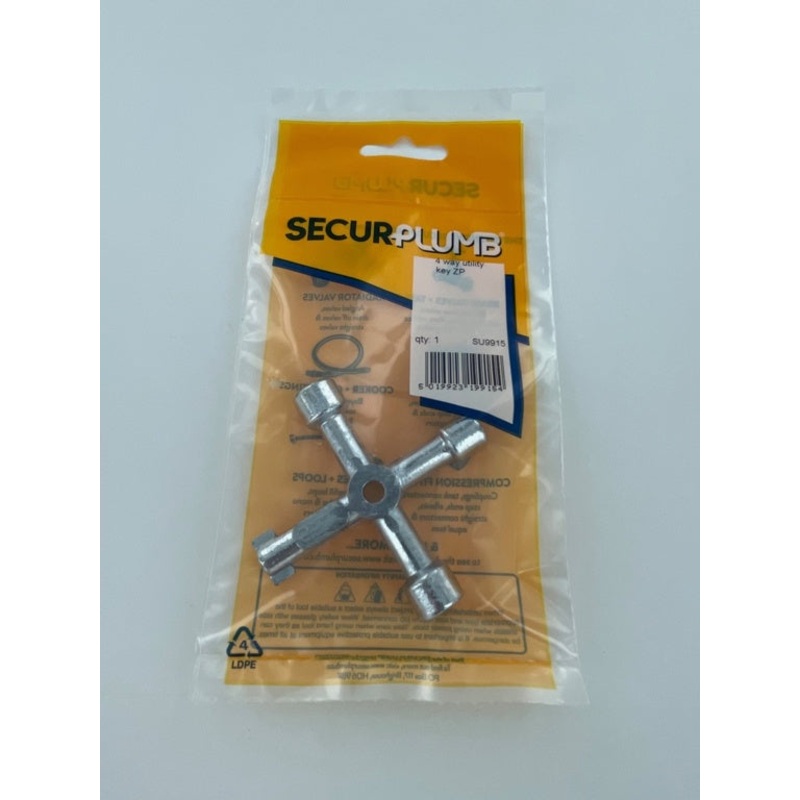 Securplumb A Way Utility Key ZP Pack 1
