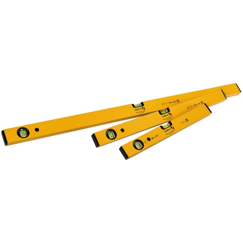 Stabila 70s Single Plumb Box Section Level Set 3 Piece