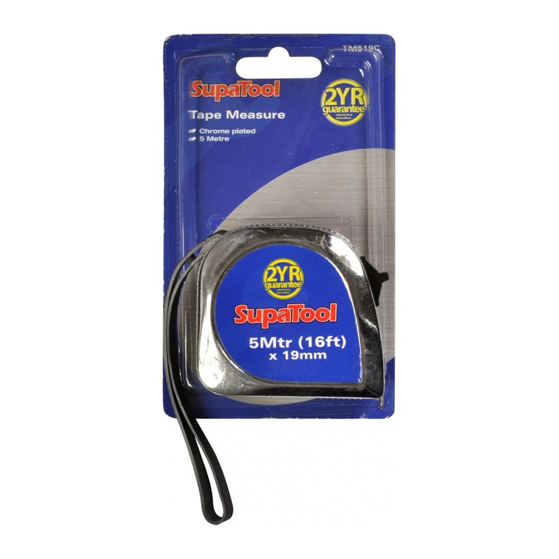 SupaTool Chrome Plated Tape Measure