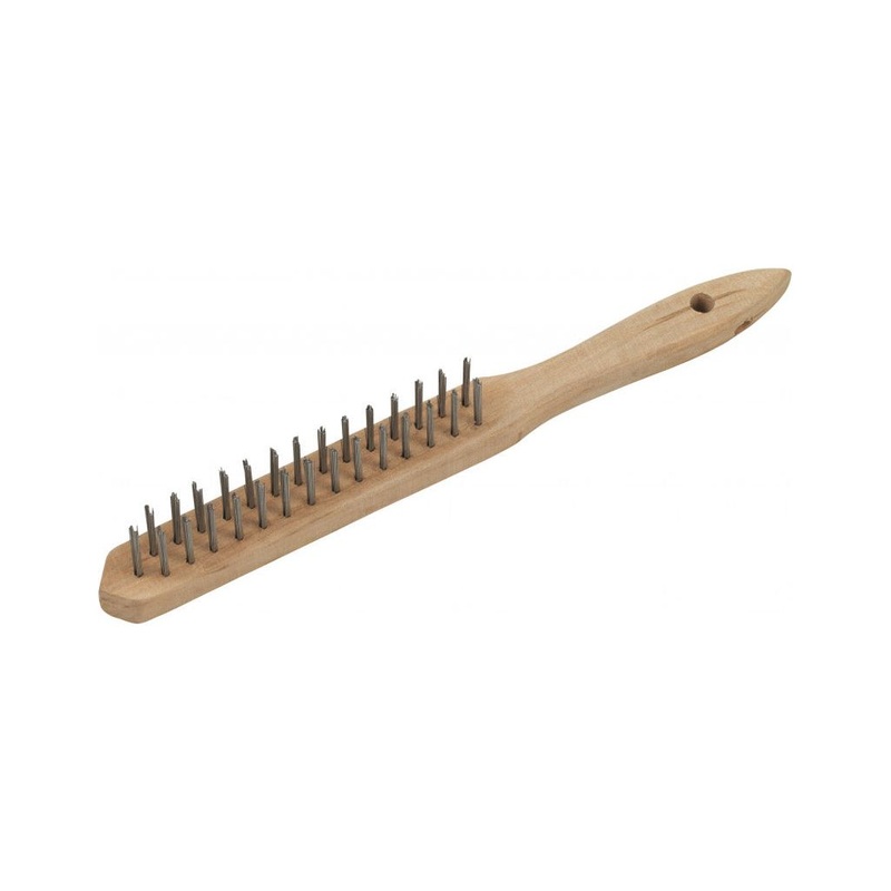 SupaTool Wire Brush With Maple Handle