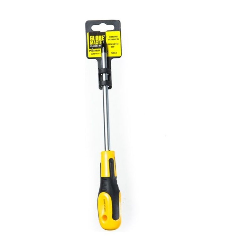 Globemaster Pozidrive Prof Screwdriver No3 150mm No.3 (6″)