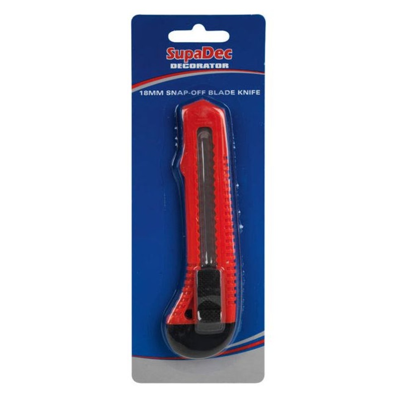 SupaDec Decorator Snap-Off Blade Knife (18mm)