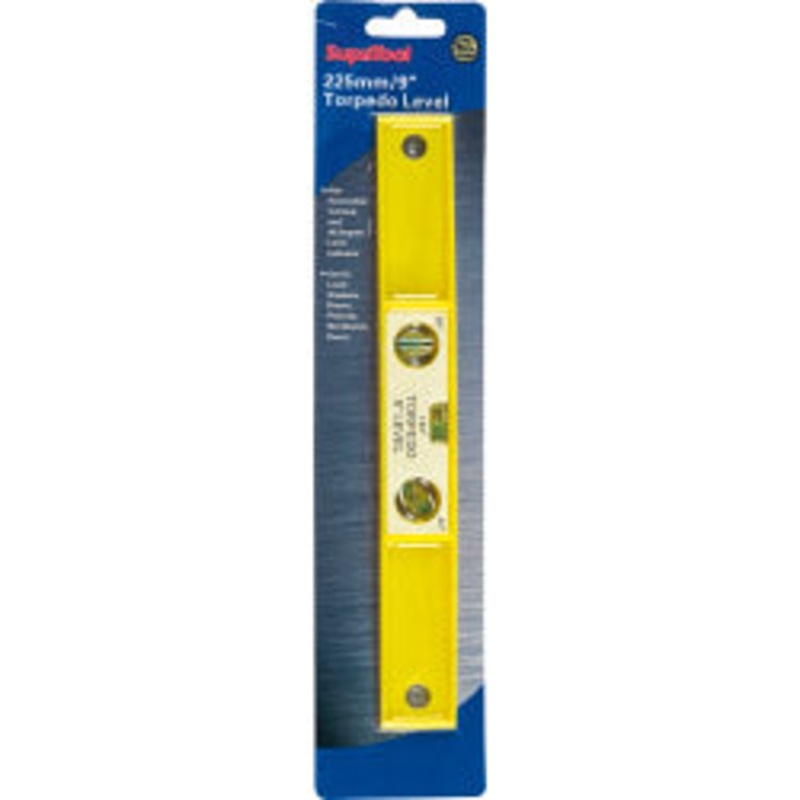 SupaTool 9″/225mm Torpedo Spirit Level